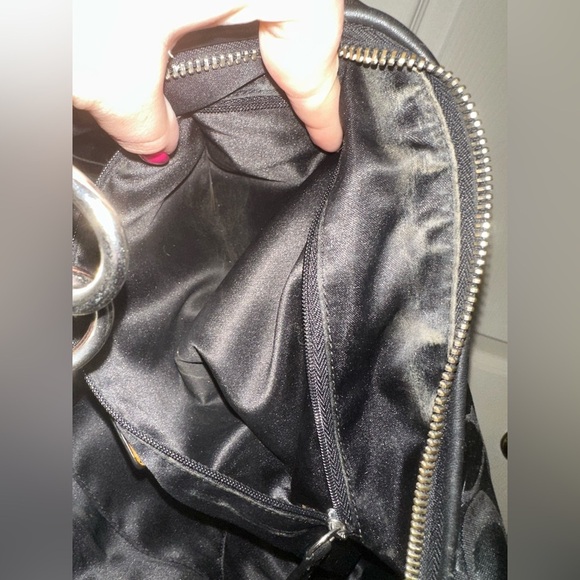 Coach Black C Monogram Ashely hobo Shoulder Bag Y2K contemporary - Picture 11 of 14